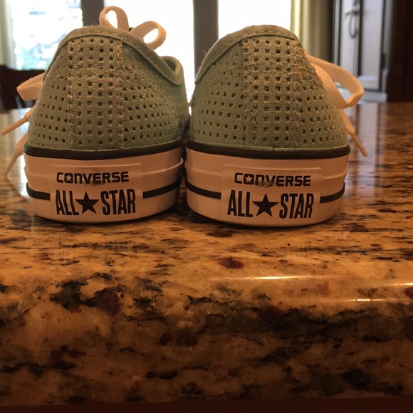 Women’s Aqua mesh Converse - Picture 4 of 6